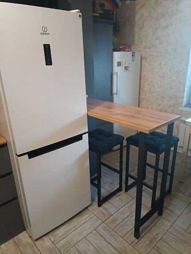 Барная стойка Дилан Лофт 120х60х90 бетон фото покупателя 87