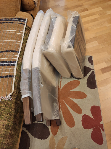 Стул Menson dark walnut / fabric brown фото покупателя 1