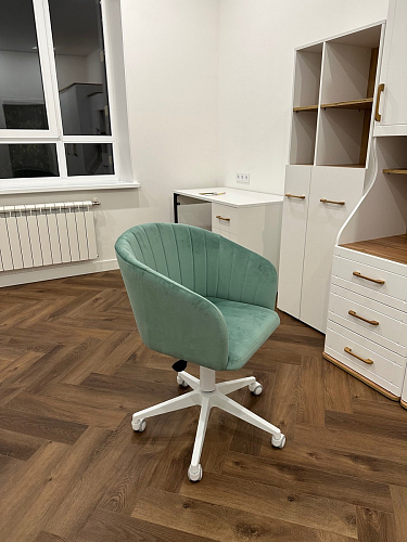 Компьютерное кресло Тибо сиреневый фото покупателя 50