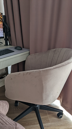 Компьютерное кресло Тибо сиреневый фото покупателя 23