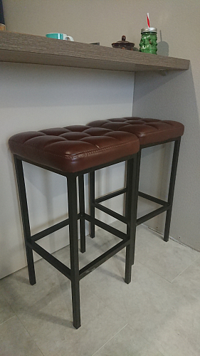 Барный стул Лофт катания лаванда / белый матовый фото покупателя 8