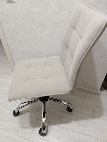 Компьютерное кресло One/Ван флок бежевый 7 фото покупателя 16