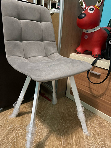 Стул на металлокаркасе Чилли черный / зеленый фото покупателя 806