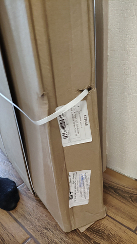 Стол Лота Лофт 140 25 мм черный матовый / бетон фото покупателя 957