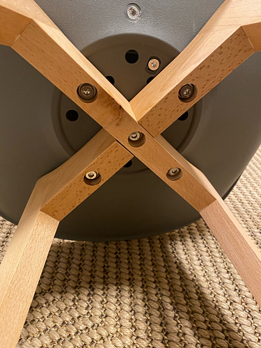 Деревянный стул Bonuss dark gray / black фото покупателя 62