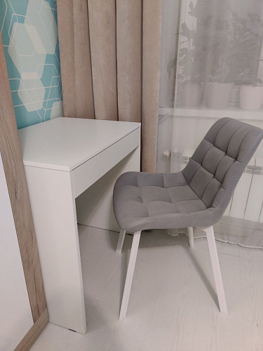 Стул на металлокаркасе Челси К бирюзовый / черный фото покупателя 107