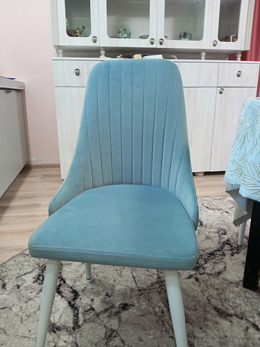 Стул на металлокаркасе Kora dark gray / black фото покупателя 392