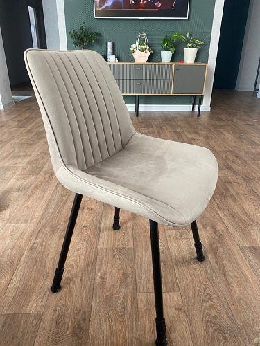 Комплект стульев Вейв 4 шт светло-серый / черный фото покупателя 358