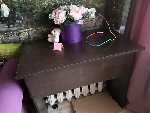 Стол письменный Kiwi белый - Уцененный экземпляр фото покупателя 122