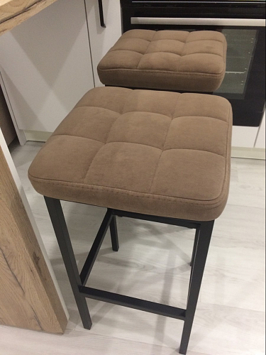 Барный стул Лофт катания минт / белый матовый фото покупателя 203