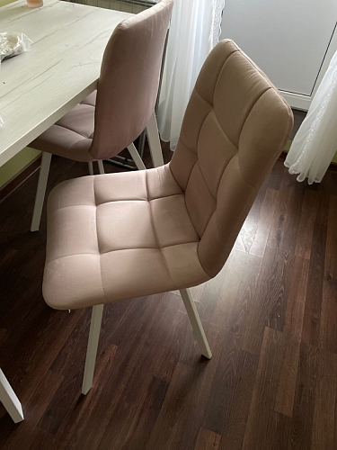 Комплект стульев Чилли 2 шт бежевый / черный фото покупателя 1145