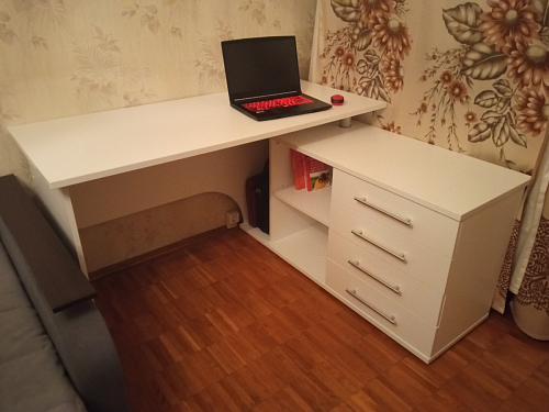 Компьютерный стол с тумбой КСТ-109 тумба слева фото покупателя 116