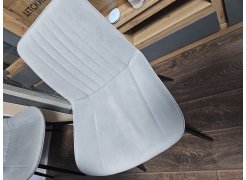 Стул на металлокаркасе Седа К крутящийся светло-серый  / белый фото покупателя 160