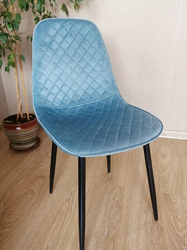 Стул на металлокаркасе Capri dark beige / white фото покупателя 28