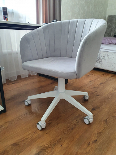 Компьютерное кресло Тибо confetti chocolate / белый фото покупателя 1