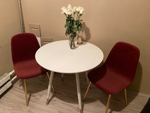 Стул на металлокаркасе Dabl 01 champagne / gold фото покупателя 174