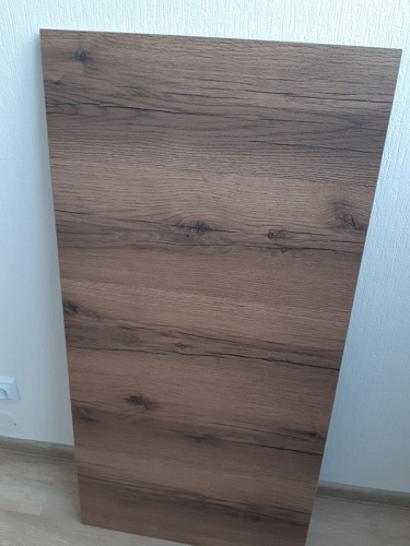 Стол Тринити Лофт 120 32 мм бетон / черный матовый фото покупателя 212