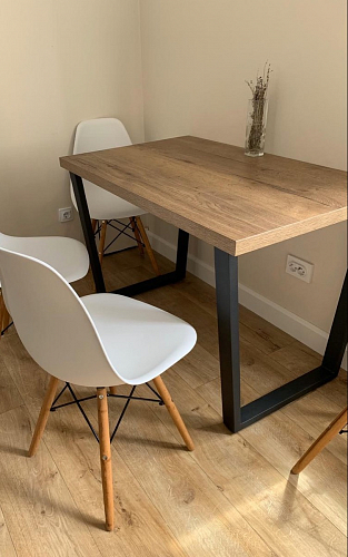 Пластиковый стул Eames PC-015 серо-голубой / дерево фото покупателя 365