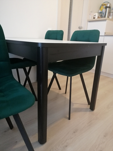 Стул на металлокаркасе Чилли бирюзовый / черный фото покупателя 1483