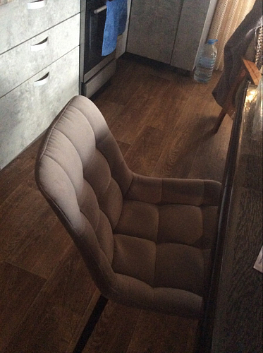 Стул на металлокаркасе Челси К крутящийся бирюзовый / черный фото покупателя 104