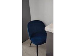 Стул на металлокаркасе Gabi 1 бежевый / черный с серебряными наконечниками фото покупателя 422