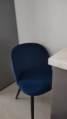 Стул на металлокаркасе Gabi gray / black фото покупателя 422