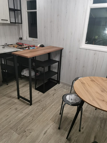 Барная стойка Дилан Лофт 120х50х90 бетон фото покупателя 136