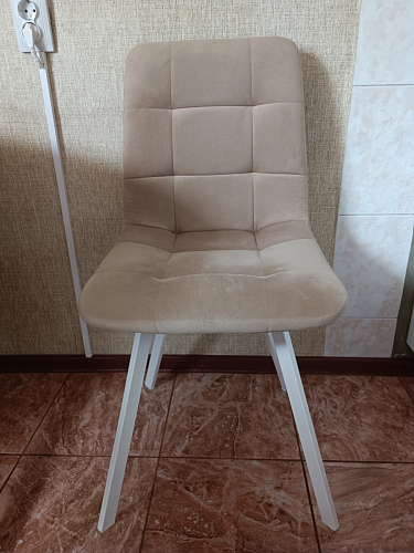 Стул на металлокаркасе Чилли горчичный / черный фото покупателя 1210