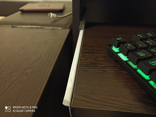 Стол компьютерный Джаз-24 правый венге фото покупателя 52