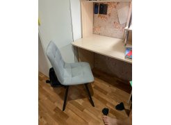 Стул на металлокаркасе Чилли светло-серый / черный фото покупателя 98