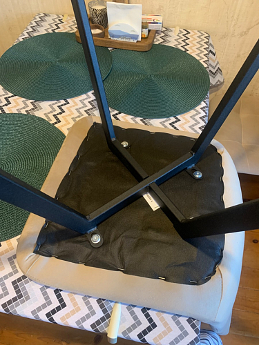 Стул на металлокаркасе Чилли бежевый / белый каркас фото покупателя 1180