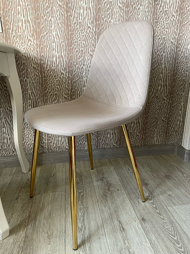 Стул на металлокаркасе Dabl 01 champagne / gold фото покупателя 75
