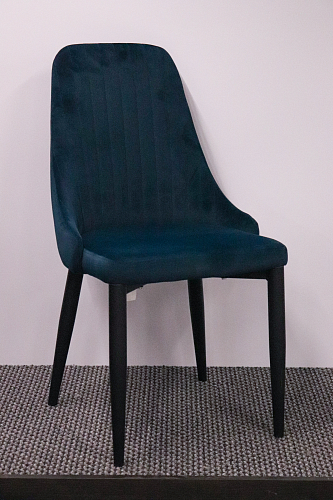 Стул на металлокаркасе Kora black / gray из шоурума 10