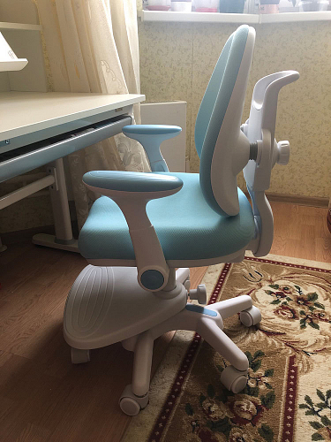 Компьютерное кресло Miracle голубое фото покупателя 5