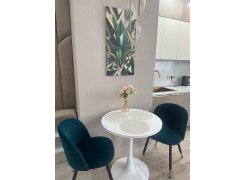 Стул на металлокаркасе Gabi green / black фото покупателя 585