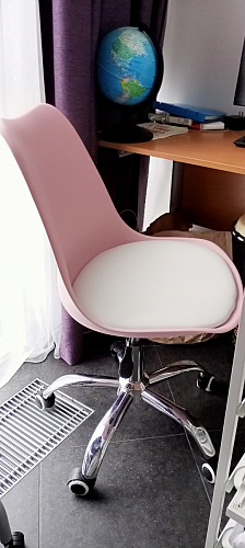 Компьютерное кресло Kolin pink / white фото покупателя 73