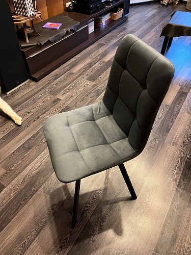 Стул на металлокаркасе Чилли зеленый / черный фото покупателя 1394