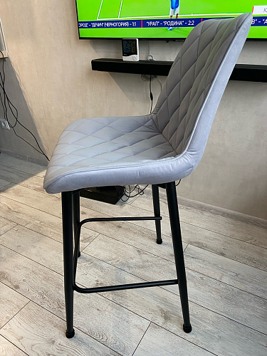 Барный стул Баодин 03 velutto 05 / черный фото покупателя 7