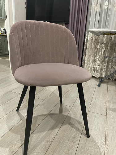 Стул на металлокаркасе Gabi green / black / silver фото покупателя 73