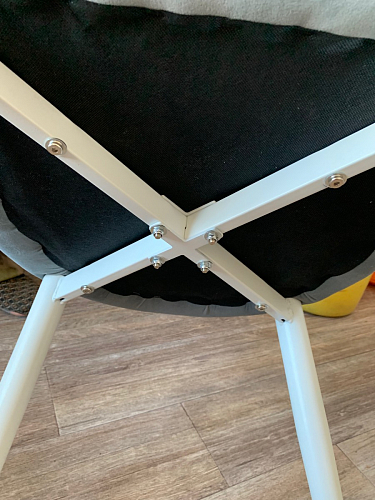 Стул на металлокаркасе Kora gray / black фото покупателя 249