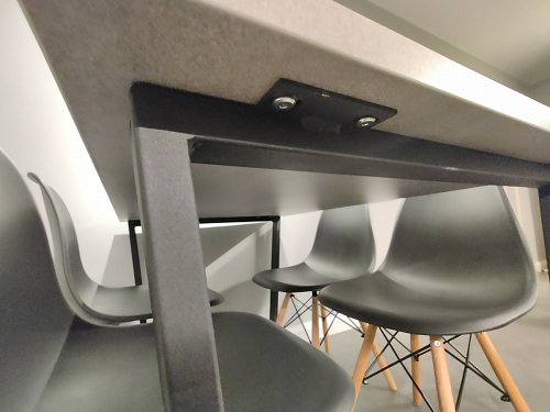 Стол Лота Лофт 120 32 мм бетон / черный матовый фото покупателя 585