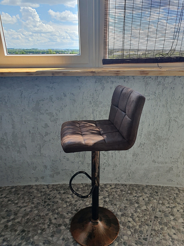 Барный стул Paskal black / chrome фото покупателя 9