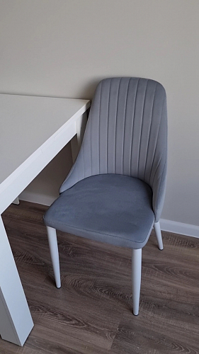 Стул на металлокаркасе Kora beige / black фото покупателя 90