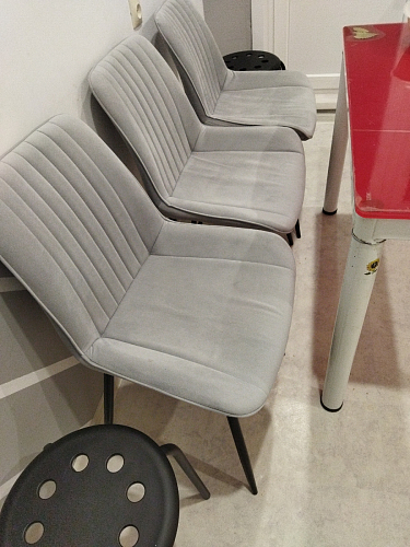 Комплект стульев Вейв 4 шт светло-серый / черный фото покупателя 214