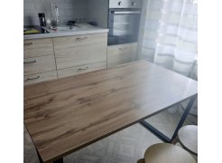 Стол Лота Лофт 140 25 мм юта / белый матовый фото покупателя 189