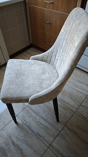 Стул на металлокаркасе Kora beige / black фото покупателя 405