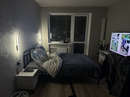 Двуспальная кровать Рейк 160х200 черная фото покупателя 3