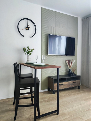 Барная стойка Дилан Лофт 120х40х98 дуб делано темный фото покупателя 193