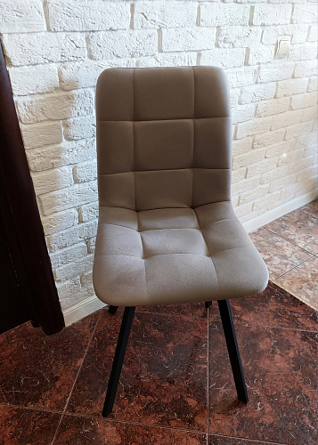 Стул на металлокаркасе Чилли черный / зеленый фото покупателя 212