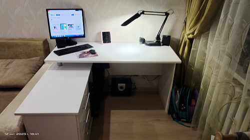 Компьютерный стол КСТ-109Л венге фото покупателя 93